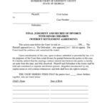 2012 2021 Form GA Final Decree Of Divorce With Children Fill Online