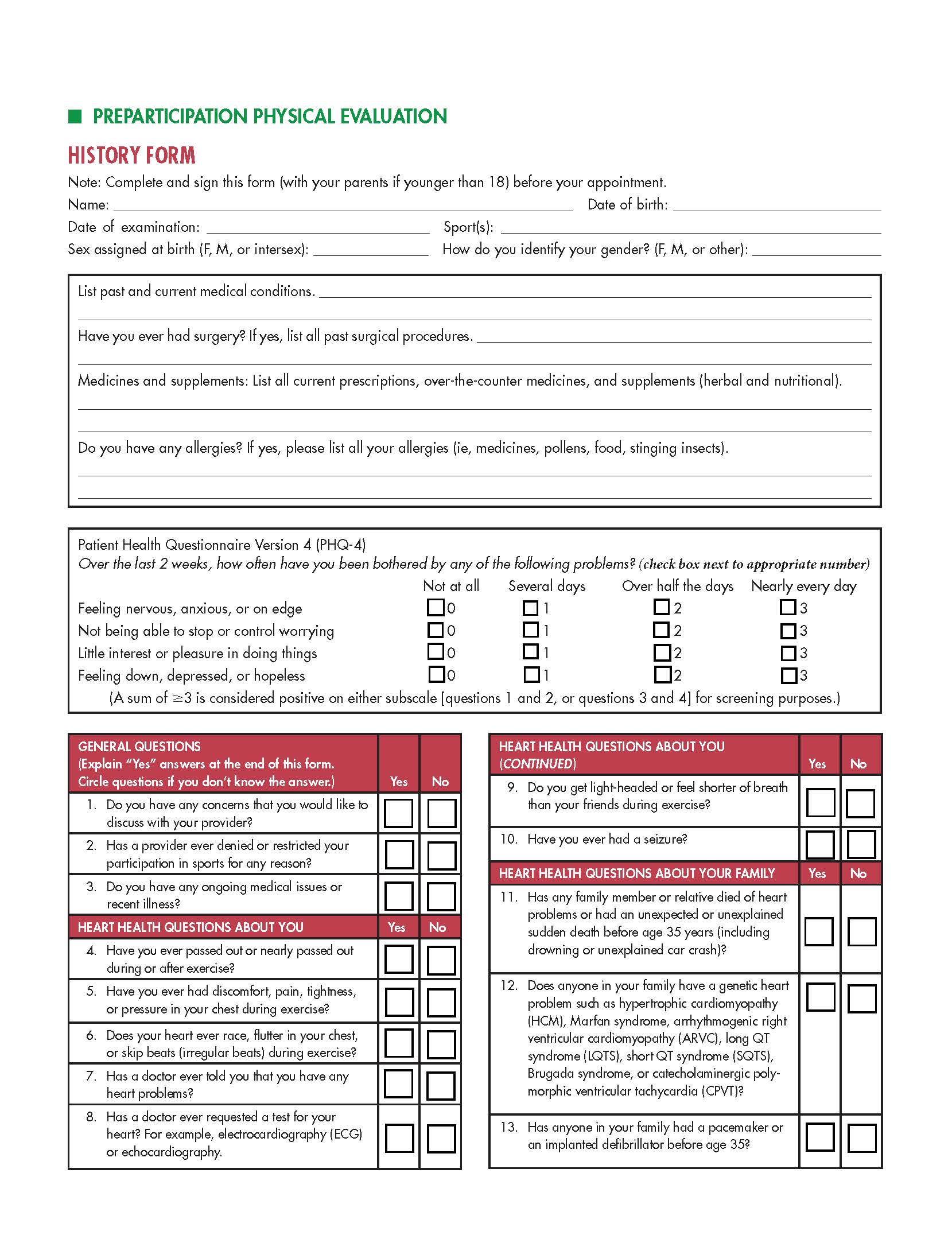 2020 2021 Physical Evaluation Forms Packet Wilcox County Schools