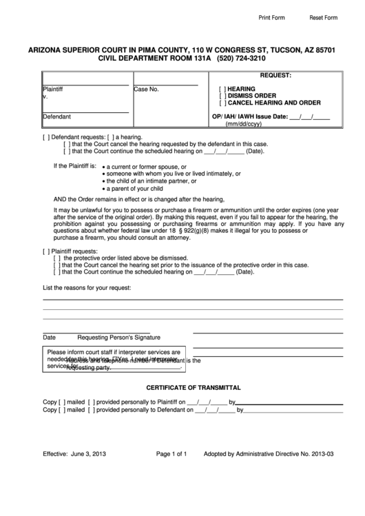 34 Arizona Superior Court Forms And Templates Free To Download In PDF