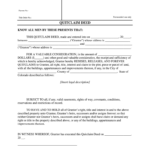 CO Quitclaim Deed Complete Legal Document Online US Legal Forms