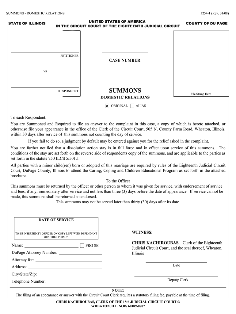 Dupage County Court Forms Fill Out And Sign Printable PDF Template 