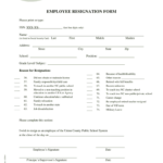 Employee Resignation Form Fill Out And Sign Printable PDF Template