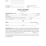 Fill Edit And Print Florida Quitclaim Deed Trust To Individual Form