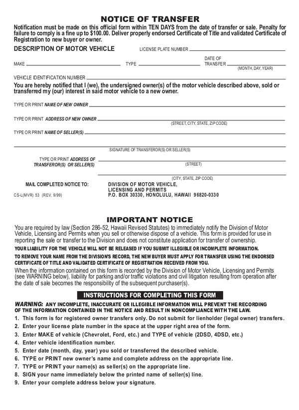 Fill Free Fillable Forms City And County Of Honolulu