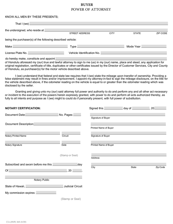 Fill Free Fillable Forms City And County Of Honolulu