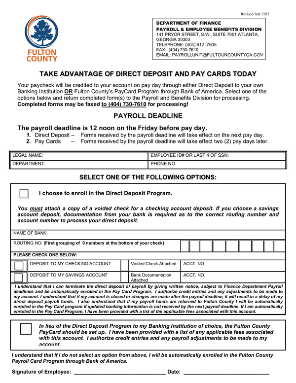 Fill Free Fillable Forms Fulton County Government