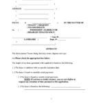 Fillable Affidavit Court Form Nevada Printable Pdf Download