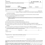 Fillable C r c p Form 1 Summons Printable Pdf Download