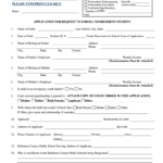 Fillable Online Bcps PS 519 F1 Application For Request To Enroll