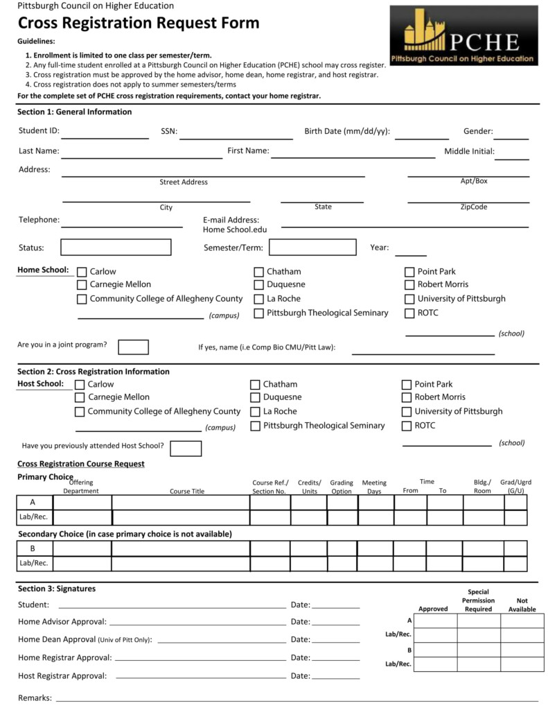 FREE 10 Registration Request Forms In PDF MS Word