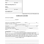 Free Florida Quit Claim Deed Form Word PDF EForms