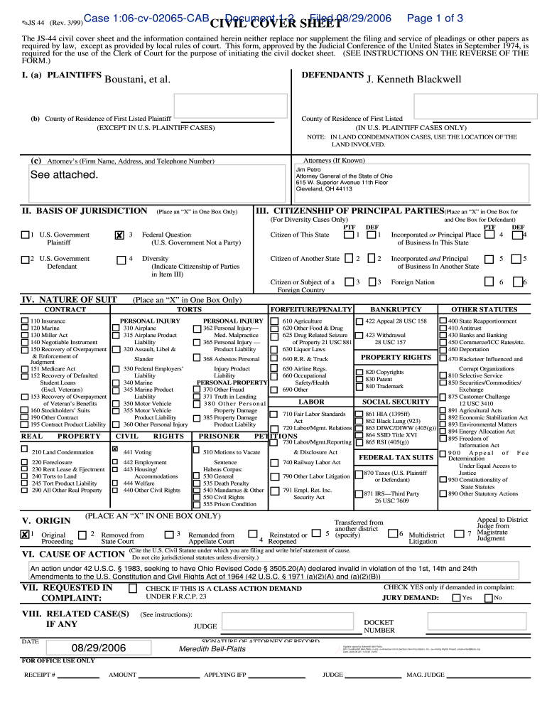 Js44 Form Fill Out And Sign Printable PDF Template SignNow