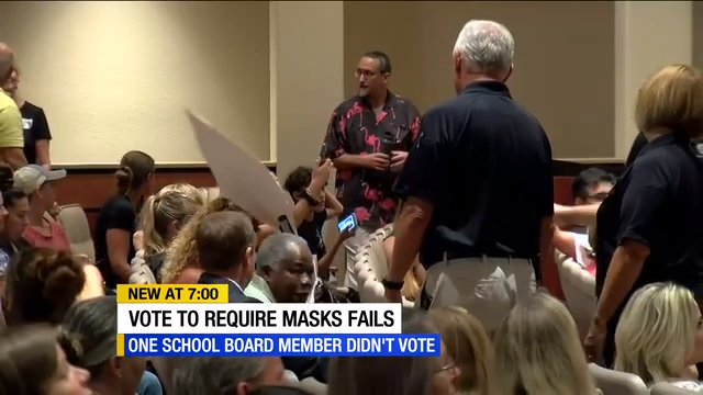 Lee School Board Member Walks Out Of Meeting Ahead Of Mask Mandate Vote 