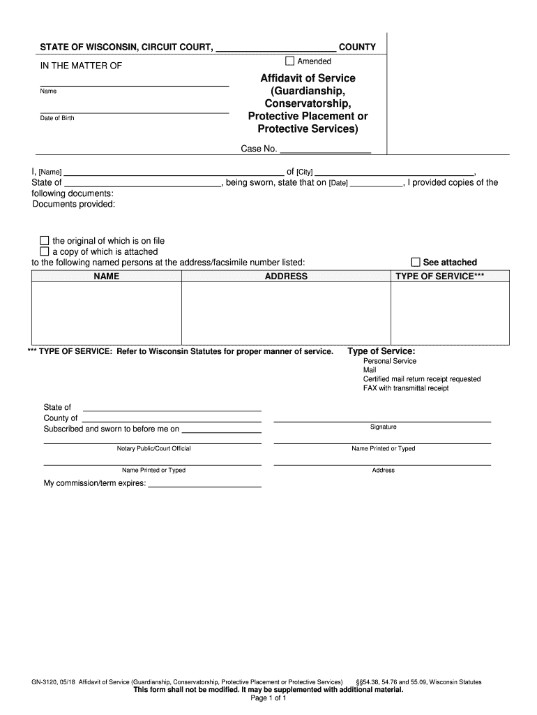 Milwaukee County Probate Court Fill Out And Sign Printable PDF