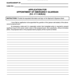 OH Application For Appointment Of Emergency Guardian Montgomery