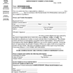 Orange County Probation Unit Impoundment Verification Form Printable