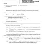 Petition To Terminate Guardianship Form Fill Online Printable