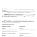 Quit Claim Deed Florida Fill Online Printable Fillable Blank