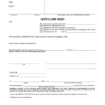 Quitclaim Deed Fill Online Printable Fillable Blank PdfFiller