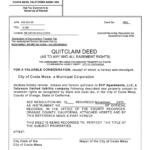 Quitclaim Deed Format California Free Download