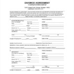 Registration Of Divorce Proceeding Form Joint Application