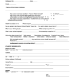 School Enrollment Residency Form Printable Pdf Download