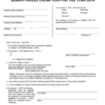 Senior Freeze Exemption Cook County Assessor 2016 Printable Pdf