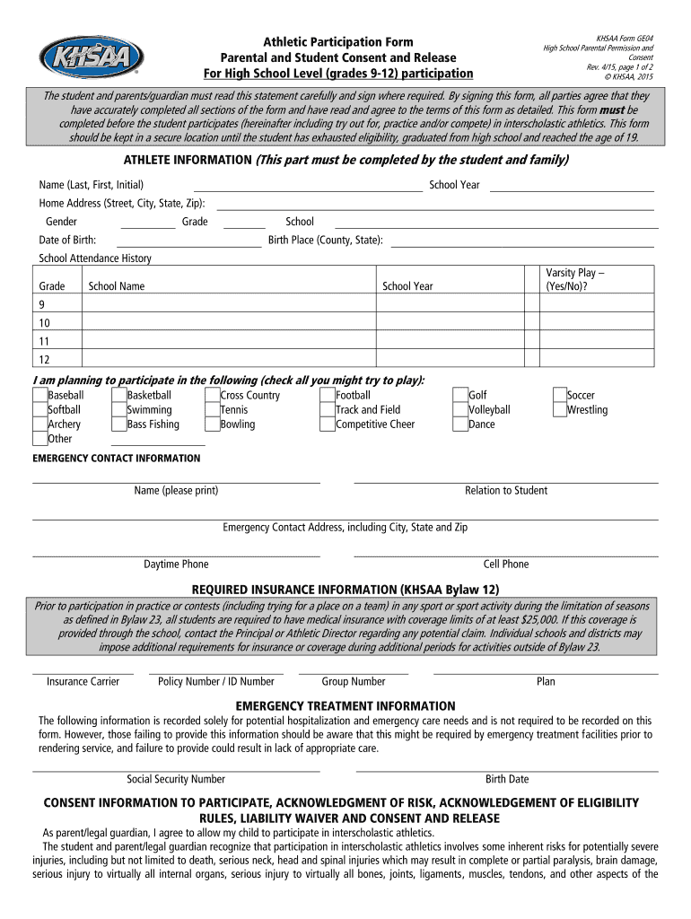 Sports Physical Form Fill Out And Sign Printable PDF Template SignNow