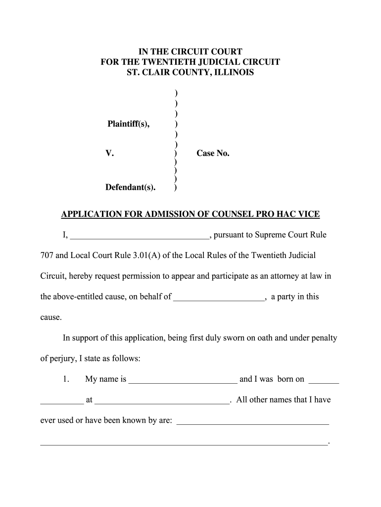 St Clair County Circuit Clerk Fill Online Printable Fillable Blank 