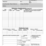 Student Medication Log Printable Pdf Download