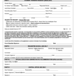 Student Transfer Application Form Printable Pdf Download