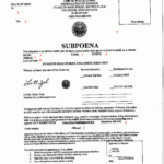 Subpoena Information