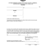 Top 7 Fulton County Court Forms And Templates Free To Download In PDF