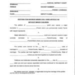 103 Divorce Louisiana Fill Online Printable Fillable Blank PdfFiller