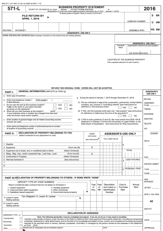 28 Los Angeles County Assessor Forms And Templates Free To Download In PDF