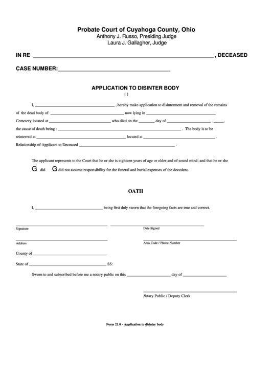 Fillable Application For Expungement Form Printable Pdf Download