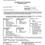 AZ Acceptance Of Service Family Court Mohave County 2016 Complete