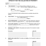 Best Free Printable Small Estate Affidavit Form Katrina Blog