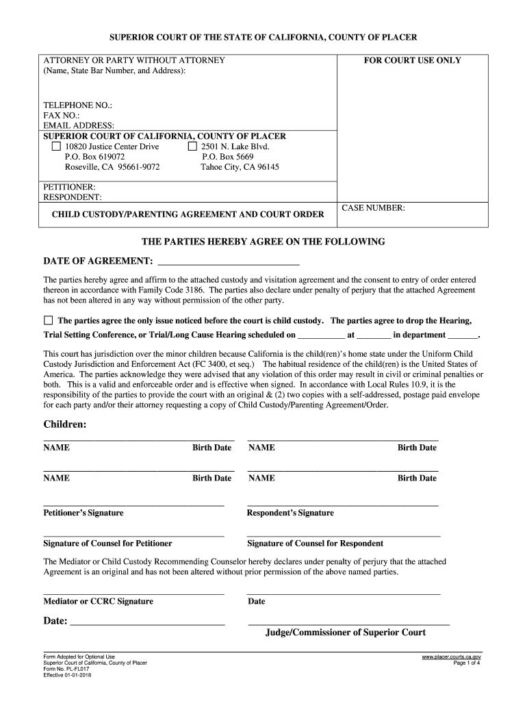 CA PL FL017 2018 Complete Legal Document Online US Legal Forms