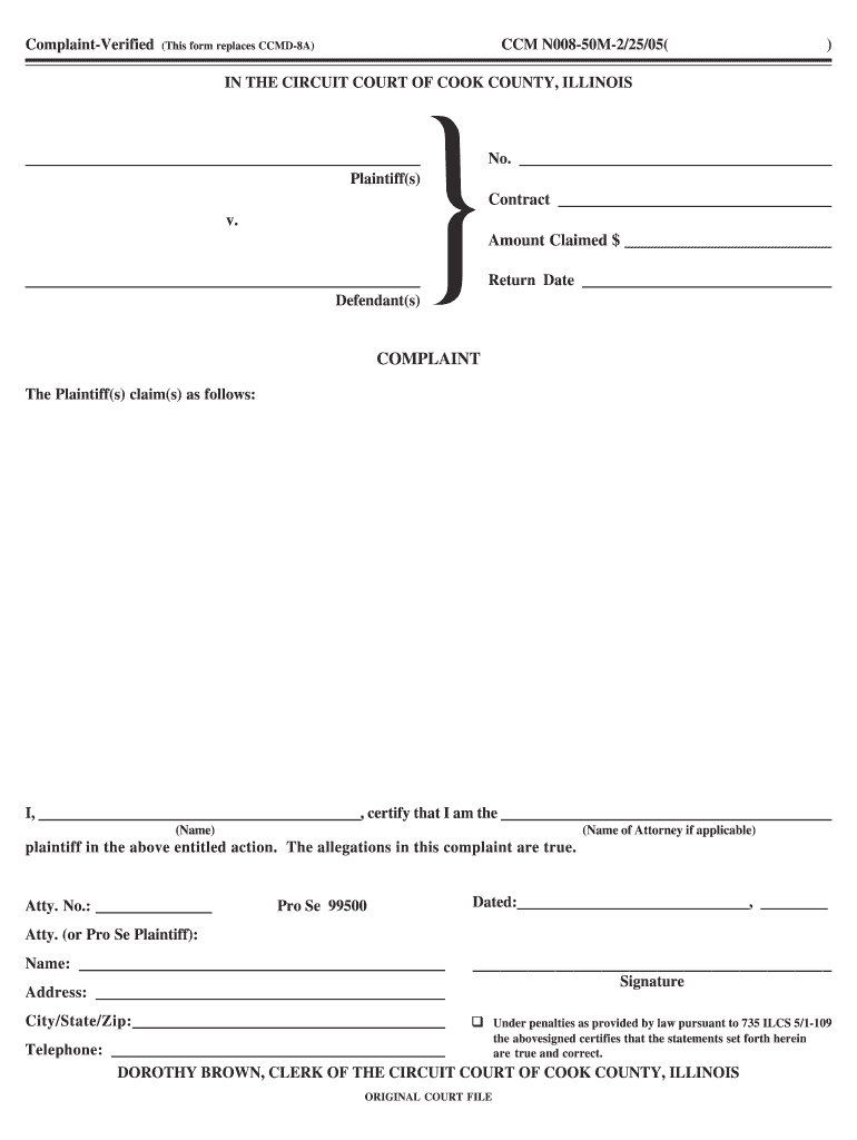 Ccm N008 Fill Online Printable Fillable Blank PDFfiller