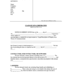 Claim Of Lien Form Michigan Fill Online Printable Fillable Blank