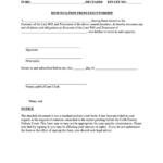 Cobb County Renunciation From Executorship Printable Pdf Download