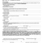 County Notice Commencement Fill Fill Online Printable Fillable