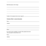 Court Ordered Community Service Sheet Printable Pdf Download