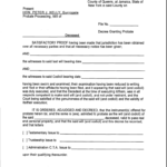 Decree Granting Probate Fill Online Printable Fillable Blank