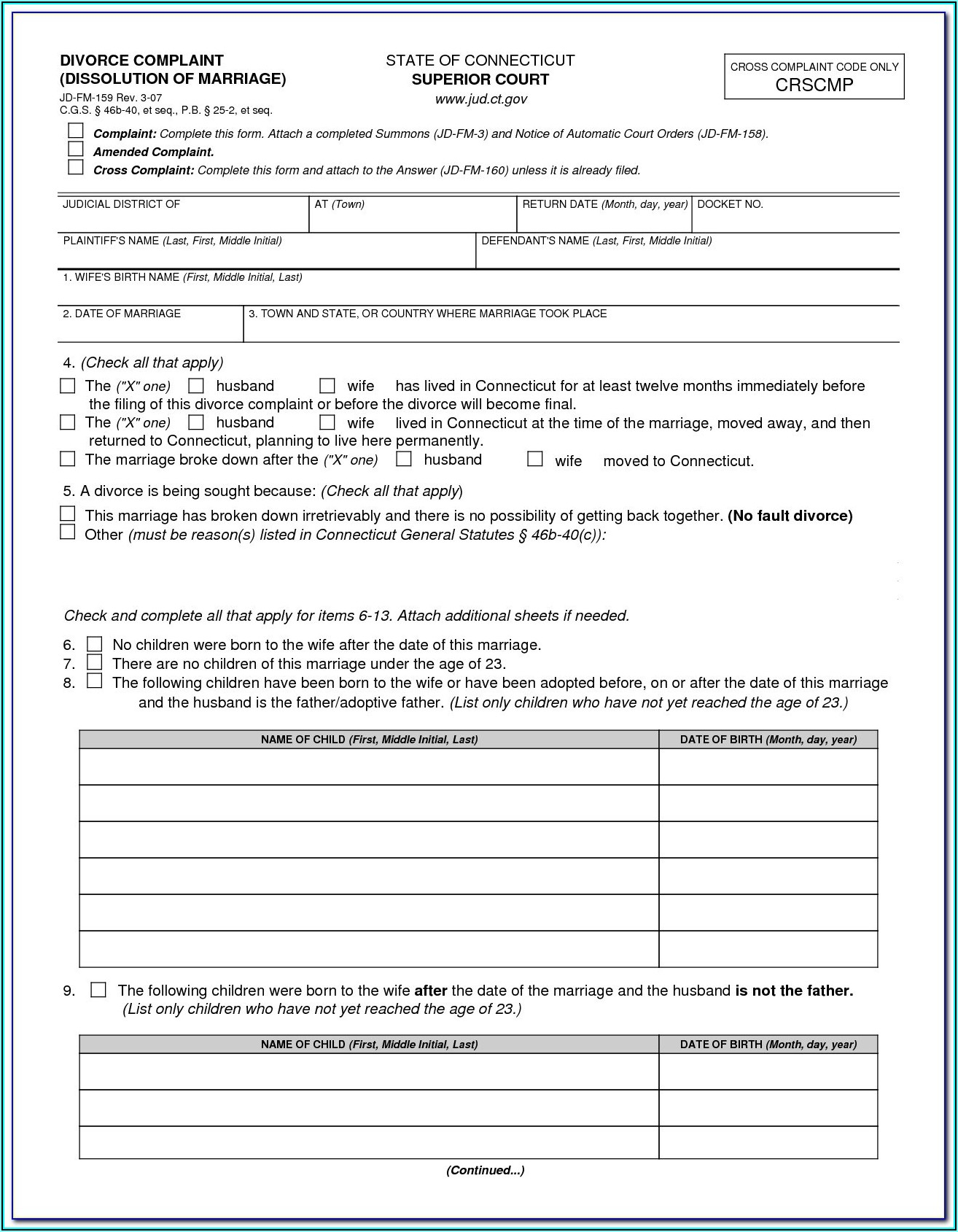 Divorce Forms Washington County Oregon Form Resume Examples 3q9Jn8v9Ar