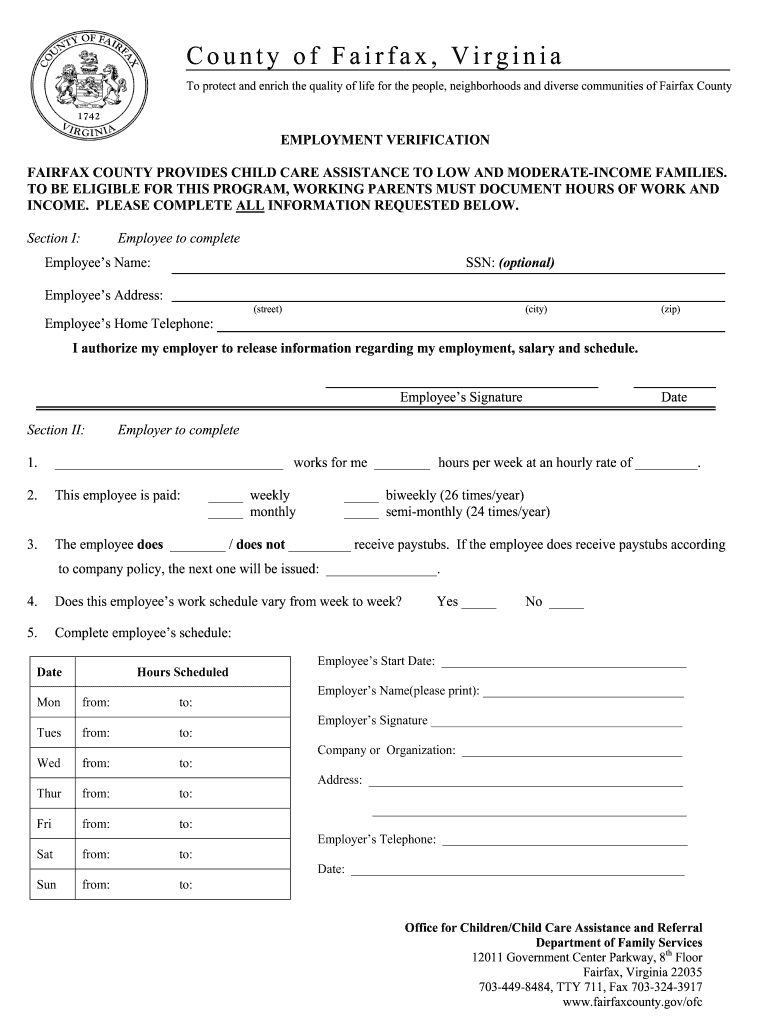 Fairfax County Employee Pay Stub Fill Out And Sign Printable PDF 