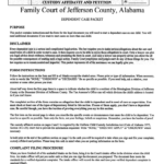 Family Court Jefferson County Al Fill Online Printable Fillable