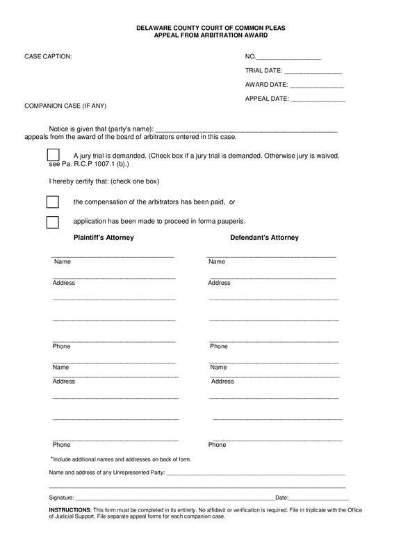 Fill Free Fillable Forms Delaware County Courthouse And Government 