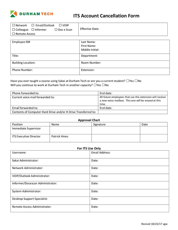 Fill Free Fillable Forms Durham Technical Community College